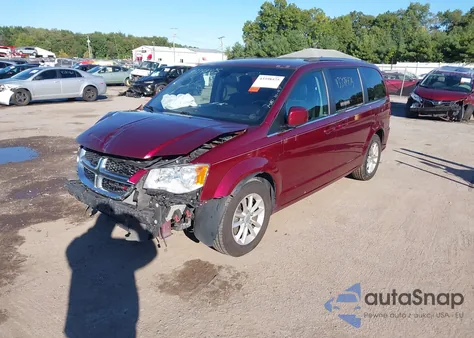2020 Dodge Grand Caravan Sxt из США, поврежденный, VIN 2C4RDGCG3LR228582